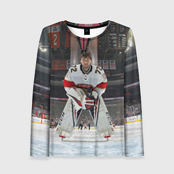 Женский лонгслив Sergey Bobrovsky - Florida panthers - hockey