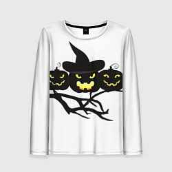 Лонгслив женский Хэллоуин-празник, цвет: 3D-принт
