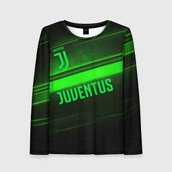 Женский лонгслив Juventus green line