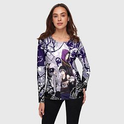 Лонгслив женский Троица - Темный дворецкий, цвет: 3D-принт — фото 2