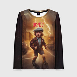 Лонгслив женский ACDC boy, цвет: 3D-принт