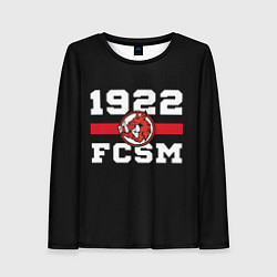 Лонгслив женский 1922 FCSM, цвет: 3D-принт