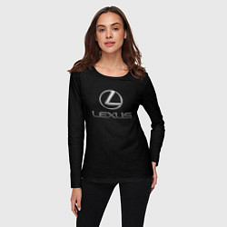 Лонгслив женский Lexus brend sport, цвет: 3D-принт — фото 2