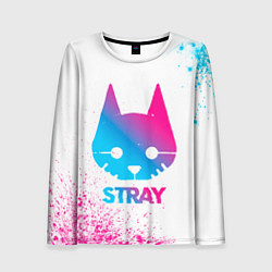 Лонгслив женский Stray neon gradient style, цвет: 3D-принт