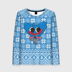 Женский лонгслив Huggy Wuggy christmas sweater