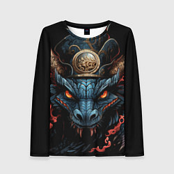 Женский лонгслив Морозный владыка дракон