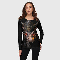 Лонгслив женский Волшебный хозяин зимы, цвет: 3D-принт — фото 2
