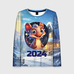 Женский лонгслив Миниатюрный представитель зимы