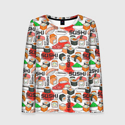 Лонгслив женский Best sushi, цвет: 3D-принт