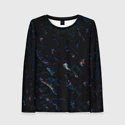 Женский лонгслив Лазурные сапфиры