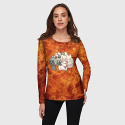 Лонгслив женский Взрывоопасная Фапута, цвет: 3D-принт — фото 2