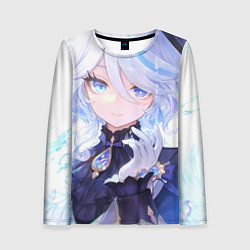 Лонгслив женский Genshin Impact Фурина smiling, цвет: 3D-принт