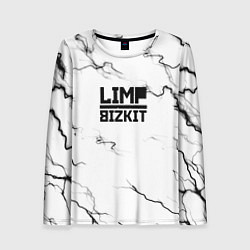 Лонгслив женский Limp bizkit storm black, цвет: 3D-принт