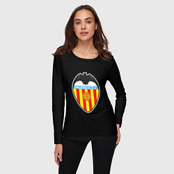 Лонгслив женский Valencia fc club sport, цвет: 3D-принт — фото 2