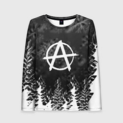 Женский лонгслив Anarchy winter gray