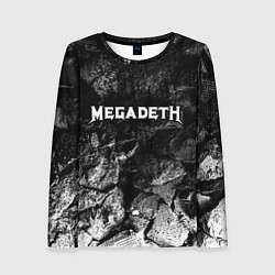 Женский лонгслив Megadeth black graphite