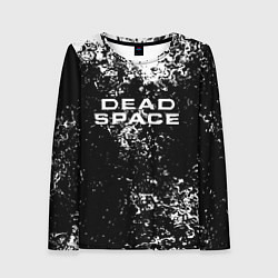 Лонгслив женский Мёртвый космос брызги красок, цвет: 3D-принт