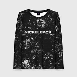 Лонгслив женский Nickelback black ice, цвет: 3D-принт