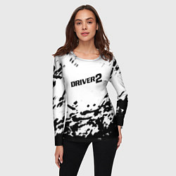 Лонгслив женский Driver 2 краски, цвет: 3D-принт — фото 2