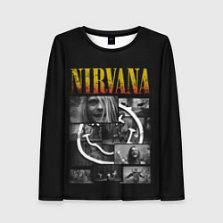 Лонгслив женский Nirvana forever, цвет: 3D-принт