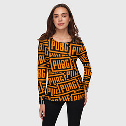 Лонгслив женский PUBG pattern game, цвет: 3D-принт — фото 2
