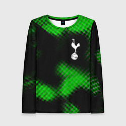 Лонгслив женский Tottenham sport halftone, цвет: 3D-принт