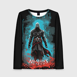 Лонгслив женский Assassins creed подводный город, цвет: 3D-принт