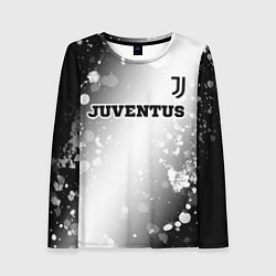Лонгслив женский Juventus sport на светлом фоне посередине, цвет: 3D-принт