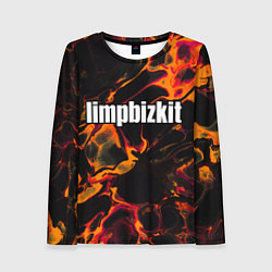 Женский лонгслив Limp Bizkit red lava