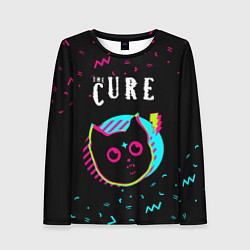 Лонгслив женский The Cure - rock star cat, цвет: 3D-принт