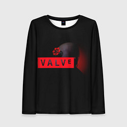 Лонгслив женский Valve afro logo, цвет: 3D-принт