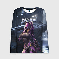 Женский лонгслив Mass Effect ТалиЗора и космический корабль
