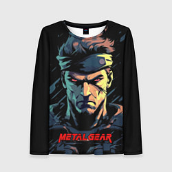 Лонгслив женский Веном Снейк Metal gear game, цвет: 3D-принт