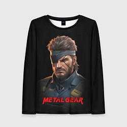 Женский лонгслив Веном Снейк из игры Metal gear