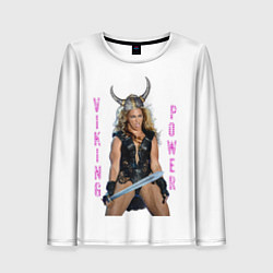 Лонгслив женский Viking Power Beyonce, цвет: 3D-принт