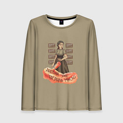Лонгслив женский Мастер и маргарита Аннушка, цвет: 3D-принт