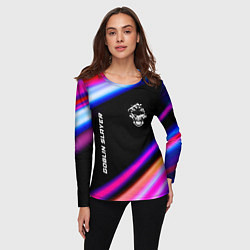 Лонгслив женский Goblin Slayer speed anime lights, цвет: 3D-принт — фото 2