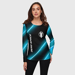 Лонгслив женский Dead Space неоновые лампы, цвет: 3D-принт — фото 2