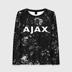 Лонгслив женский Ajax black ice, цвет: 3D-принт
