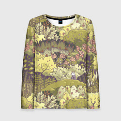 Женский лонгслив Найди опоссума