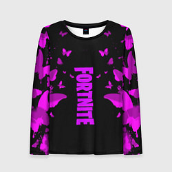 Женский лонгслив Fortnite buterfly neon