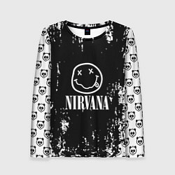 Лонгслив женский Nirvana teddy, цвет: 3D-принт