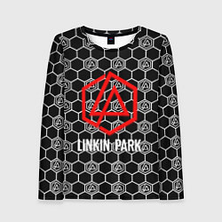 Женский лонгслив Linkin park logo pattern