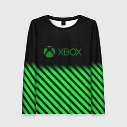 Женский лонгслив Xbox line green