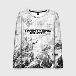 Лонгслив женский Twenty One Pilots white graphite, цвет: 3D-принт