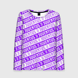 Лонгслив женский Juventus pattern, цвет: 3D-принт