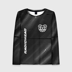 Лонгслив женский Radiohead metal rock lines, цвет: 3D-принт