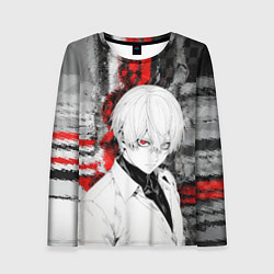 Лонгслив женский Беловолосый гуль, цвет: 3D-принт