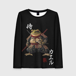 Лонгслив женский Жаба войн, цвет: 3D-принт