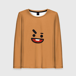 Лонгслив женский BT21 Shooky, цвет: 3D-принт